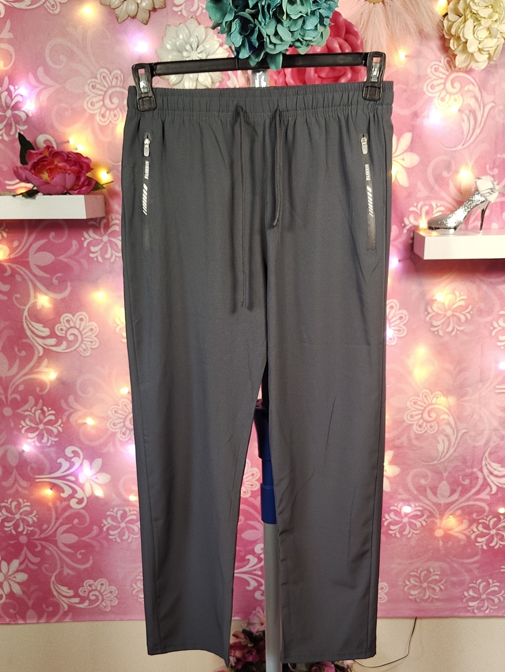 Source Unknown Charcoal Drawstring Joggers